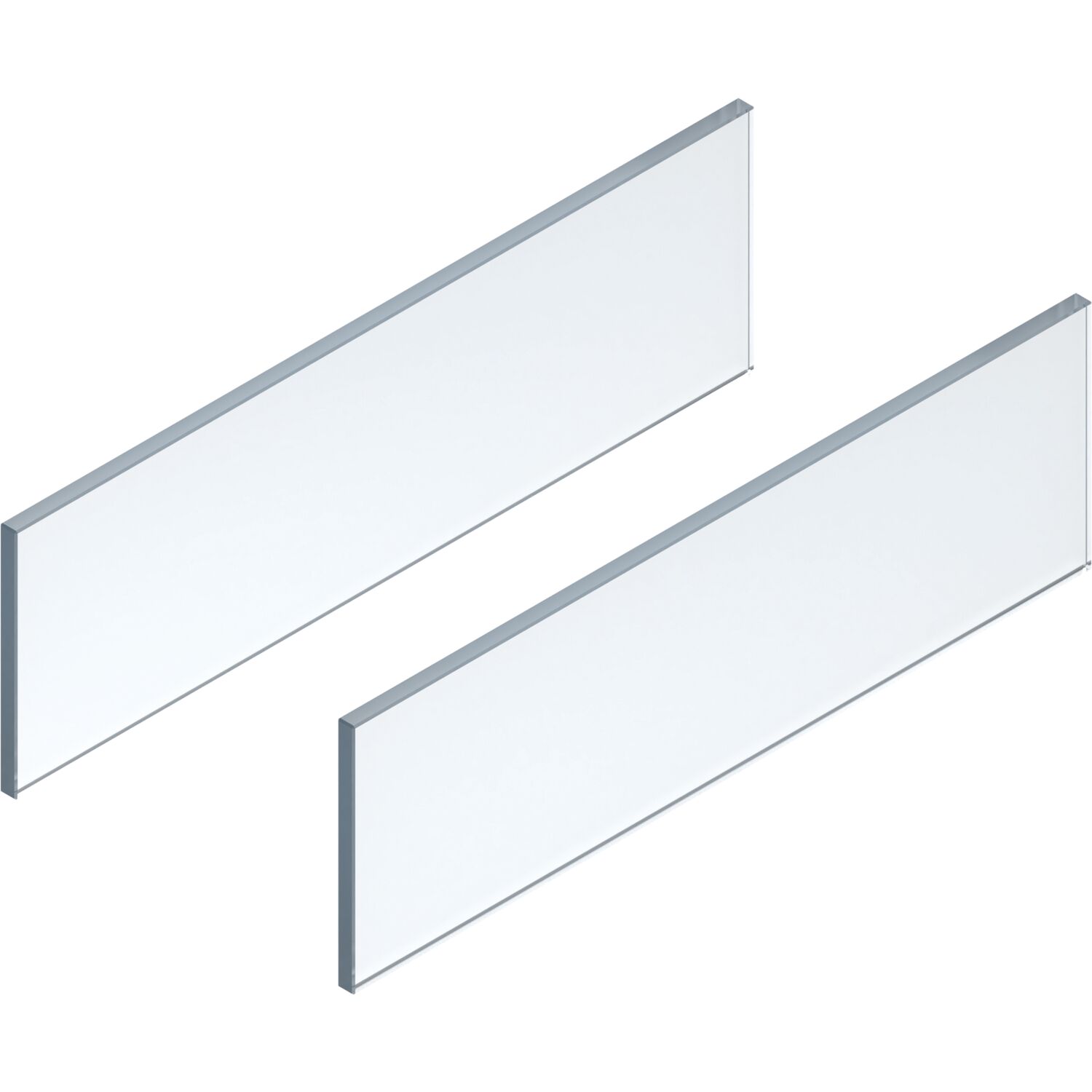 blum LEGRABOX free Einschubelement Seite, NL 500 mm, Glas klar