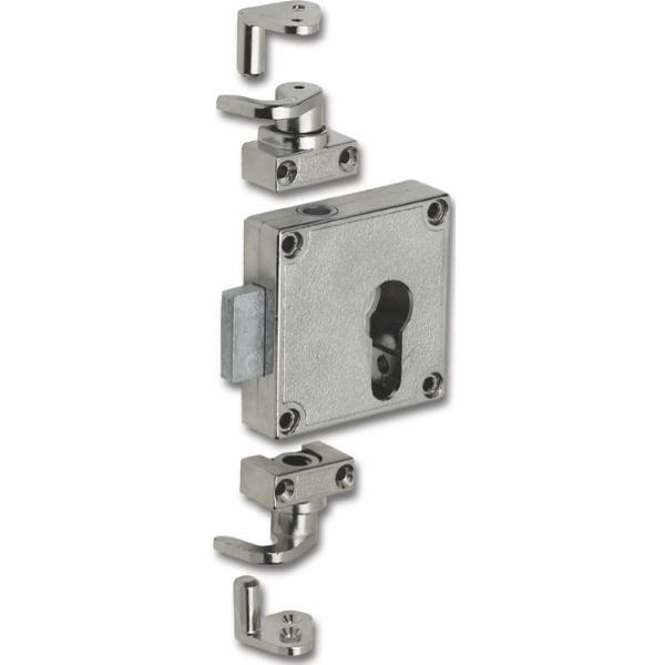 JuNie 7401 Zylinder-Drehstangenschloss für Profil-Halbzylinder Zamak