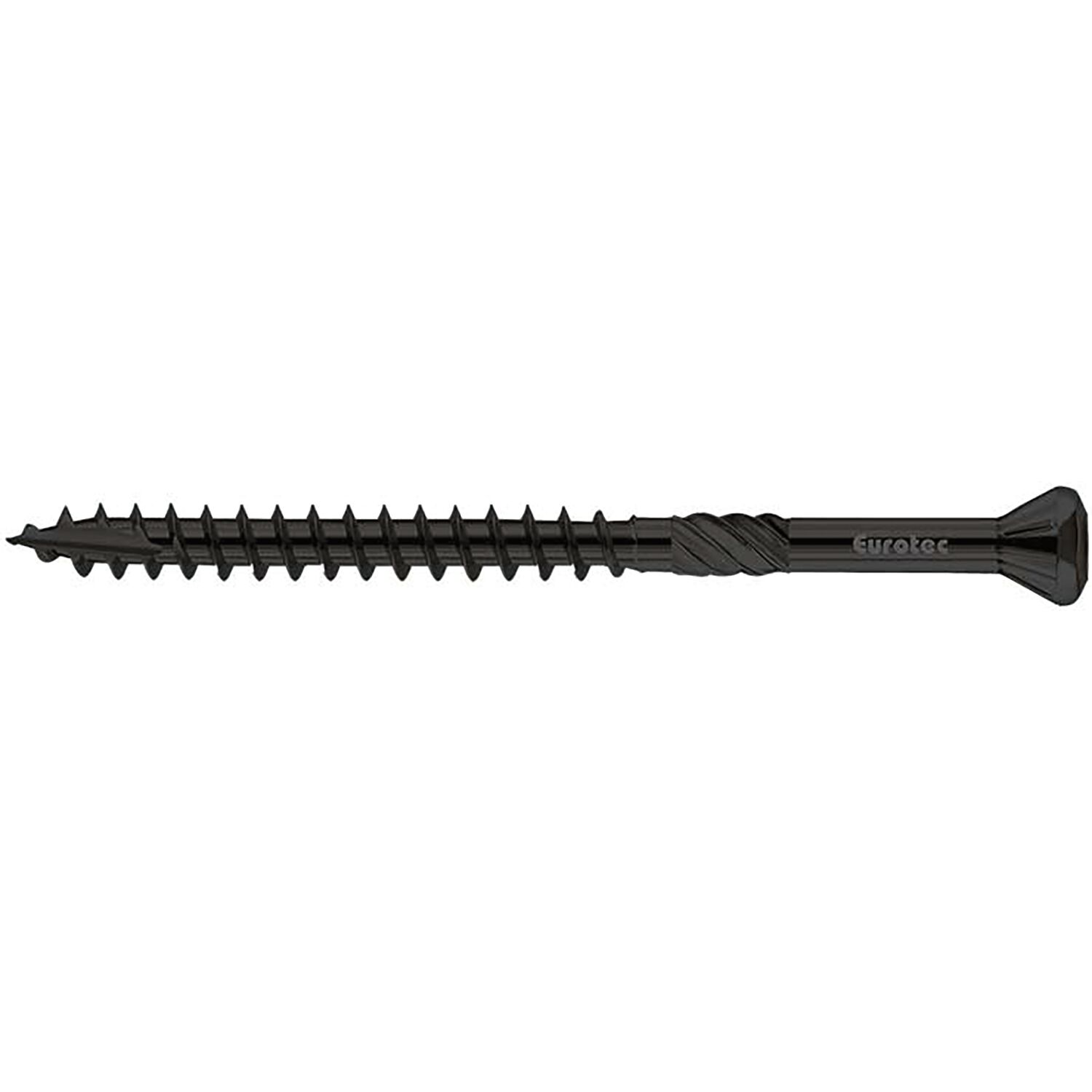 EUROTEC Hapatec Fassadenschraube 4.0 x 35 mm - Edelstahl C1, schwarz (500 Stück)