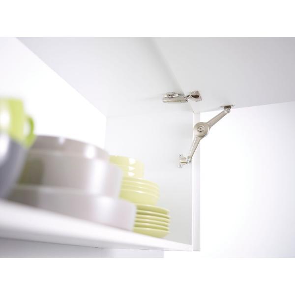 Kesseböhmer Hochstellstütze DUO, RECHTS+LINKS verwendbar, Stahl vernickelt