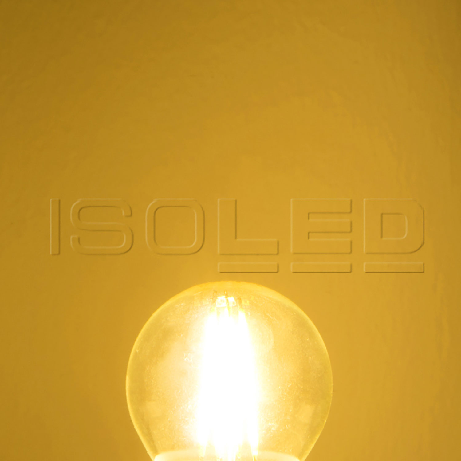ISOLED E27 LED Illu 4W klar warmweiß dimmbar