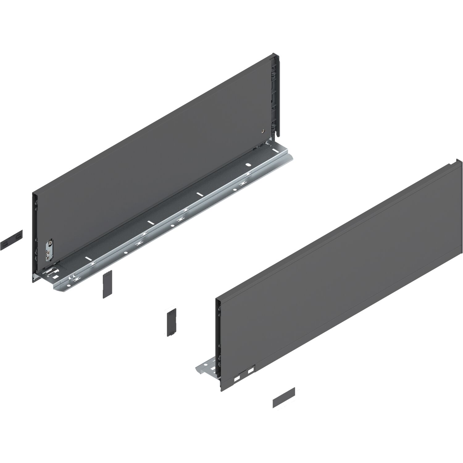 blum LEGRABOX pure Zarge Höhe C, NL 550, Oriongrau-matt
