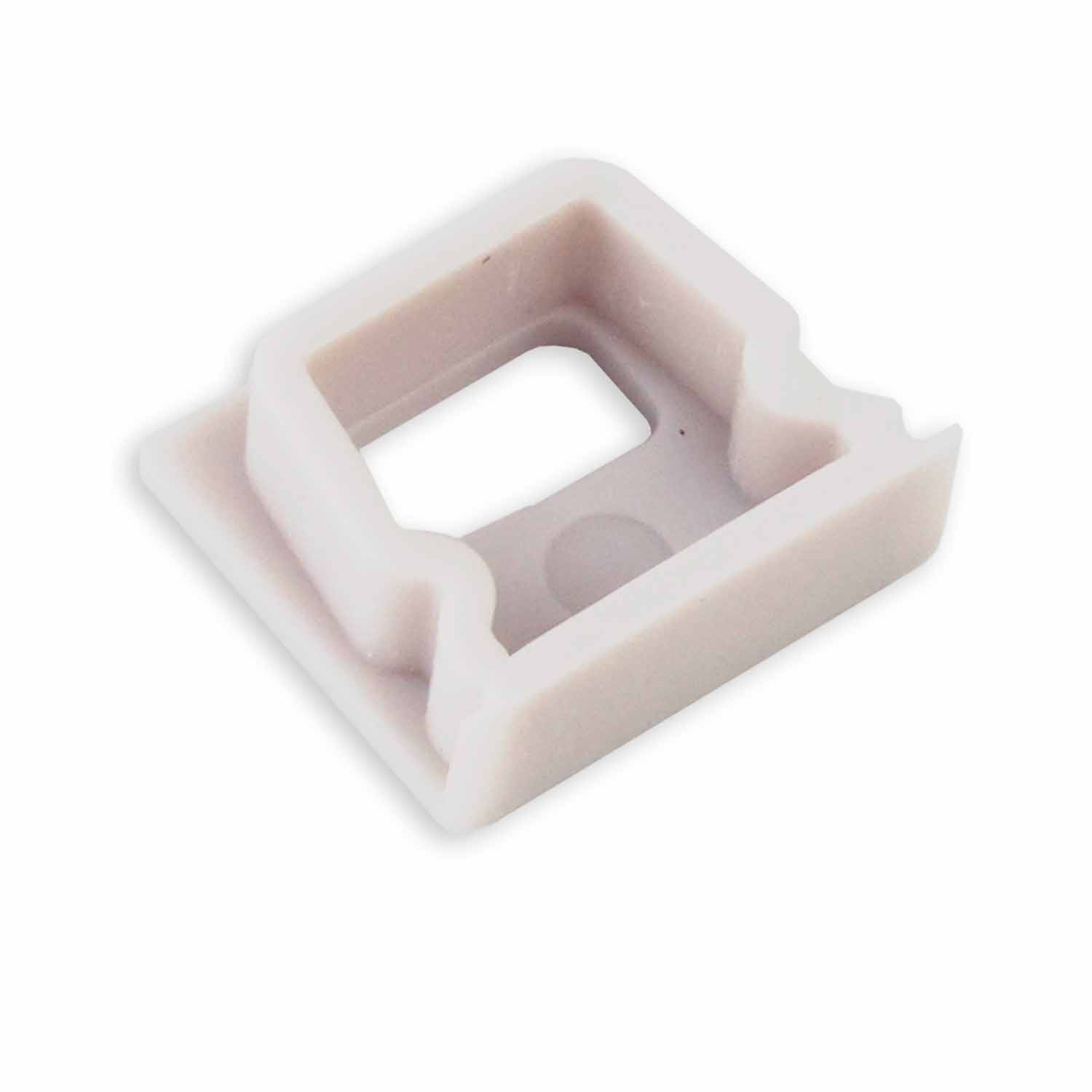 ISOLED Endkappe EC82W weiß für Profil SURF10 mit Kabeldurchführung 1 STK