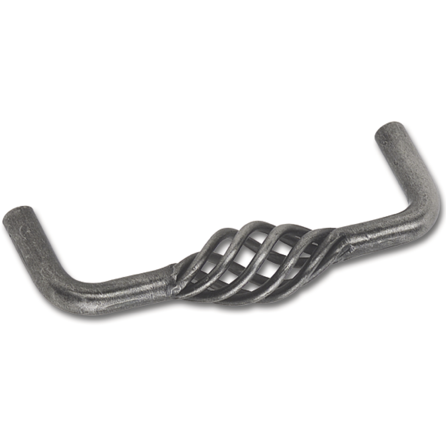 SIRO Griff Cage Lochabstand 96mm Breite 104mm Stahl altzinn antik