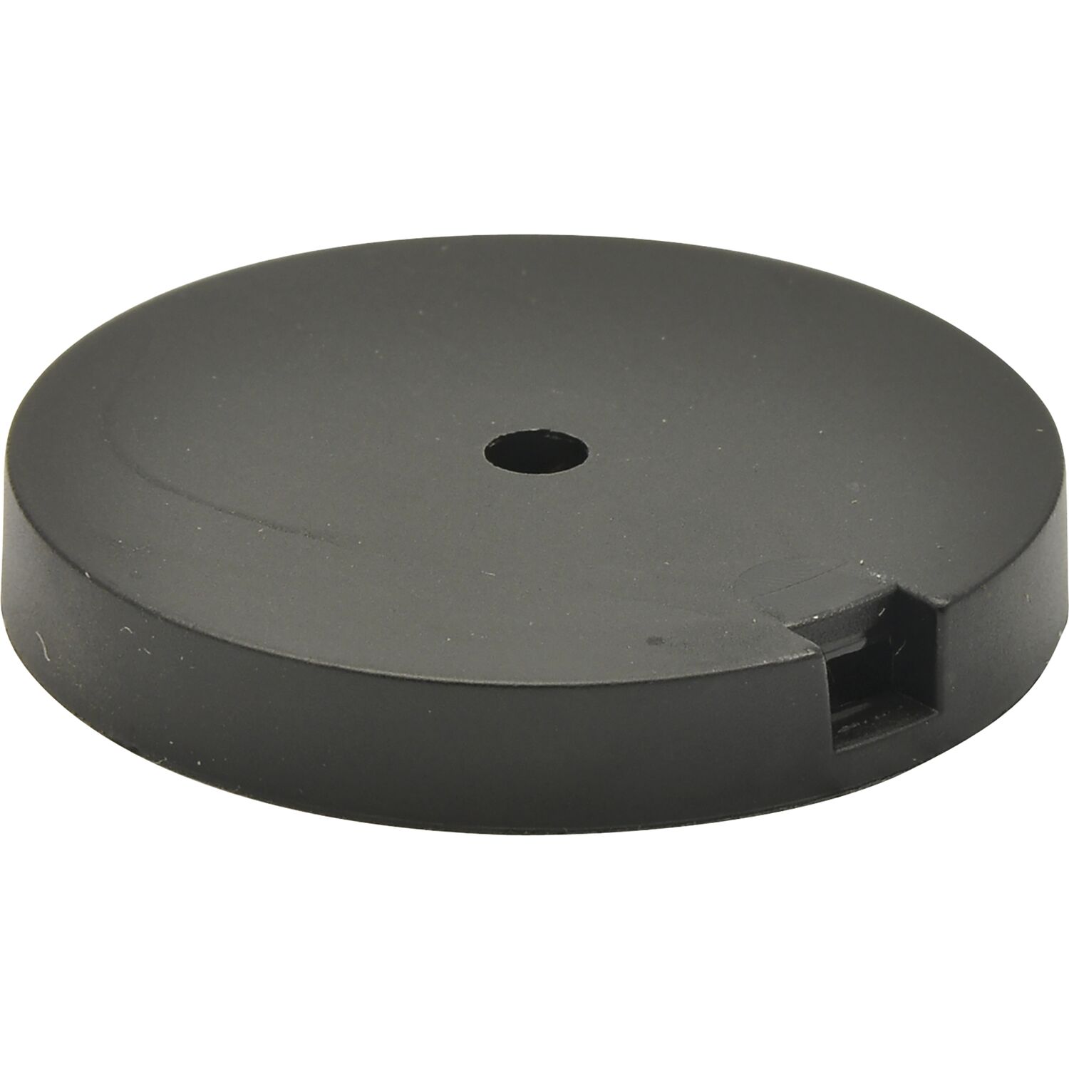 QuickClick Basisteil zum Anschrauben ø 40 mm, Höhe 7 mm, Kunststoff schwarz