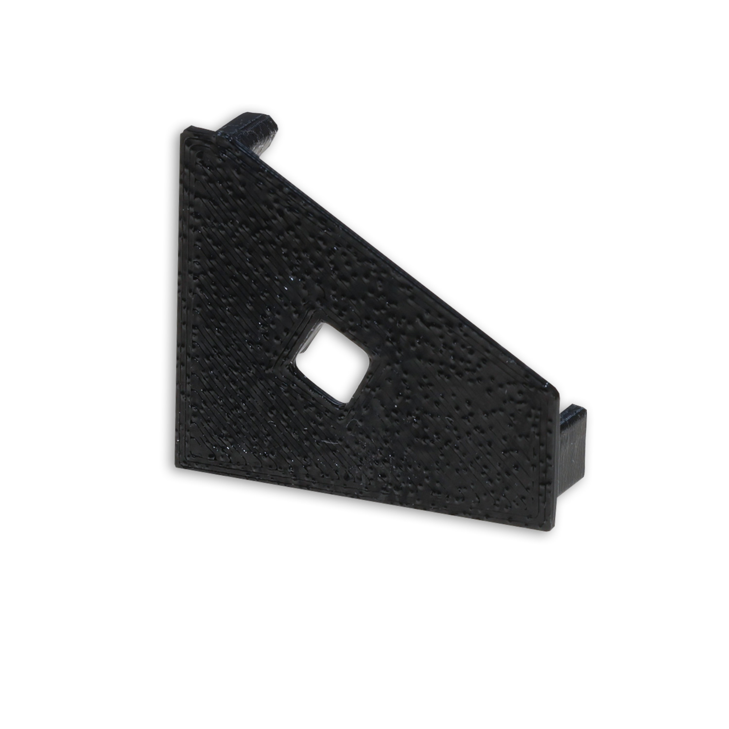 ISOLED Endkappe EC111L schwarz für Profil CORNER18 mit Kabeldurchführung links 1 STK