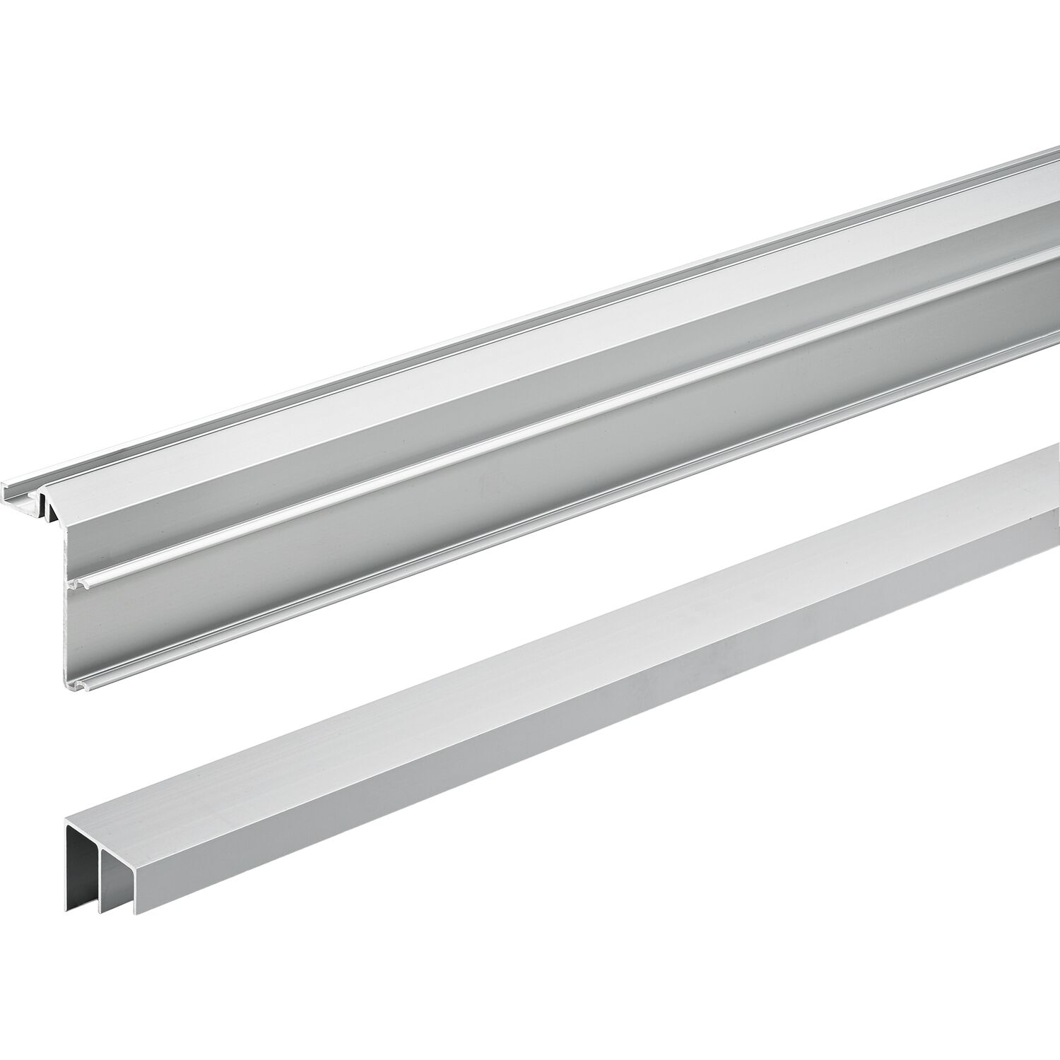 Hettich TopLine L Lauf- und Führungsschienenset 4000 mm, Aluminium eloxiert