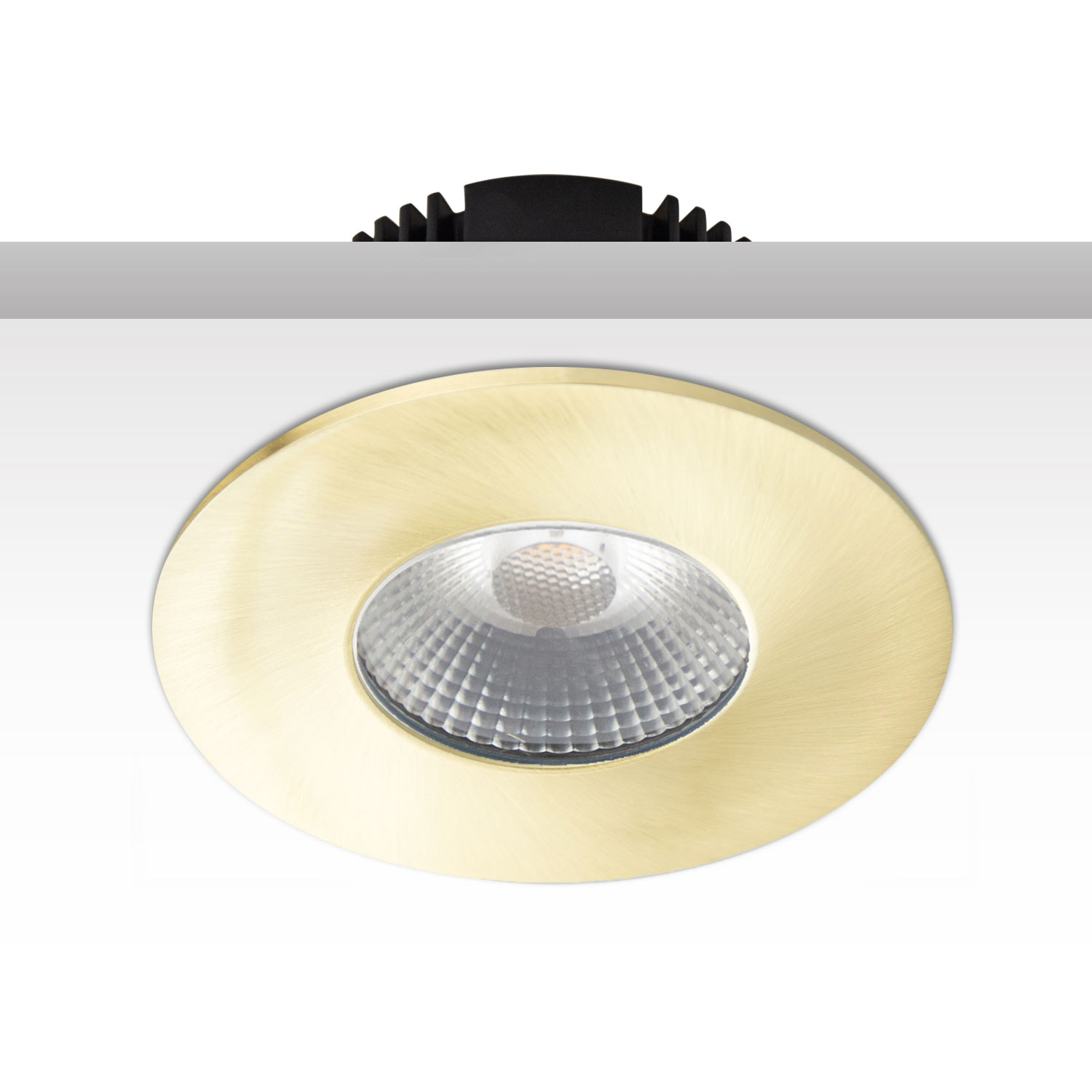 ISOLED Cover Aluminium gold gebürstet für Sys-68