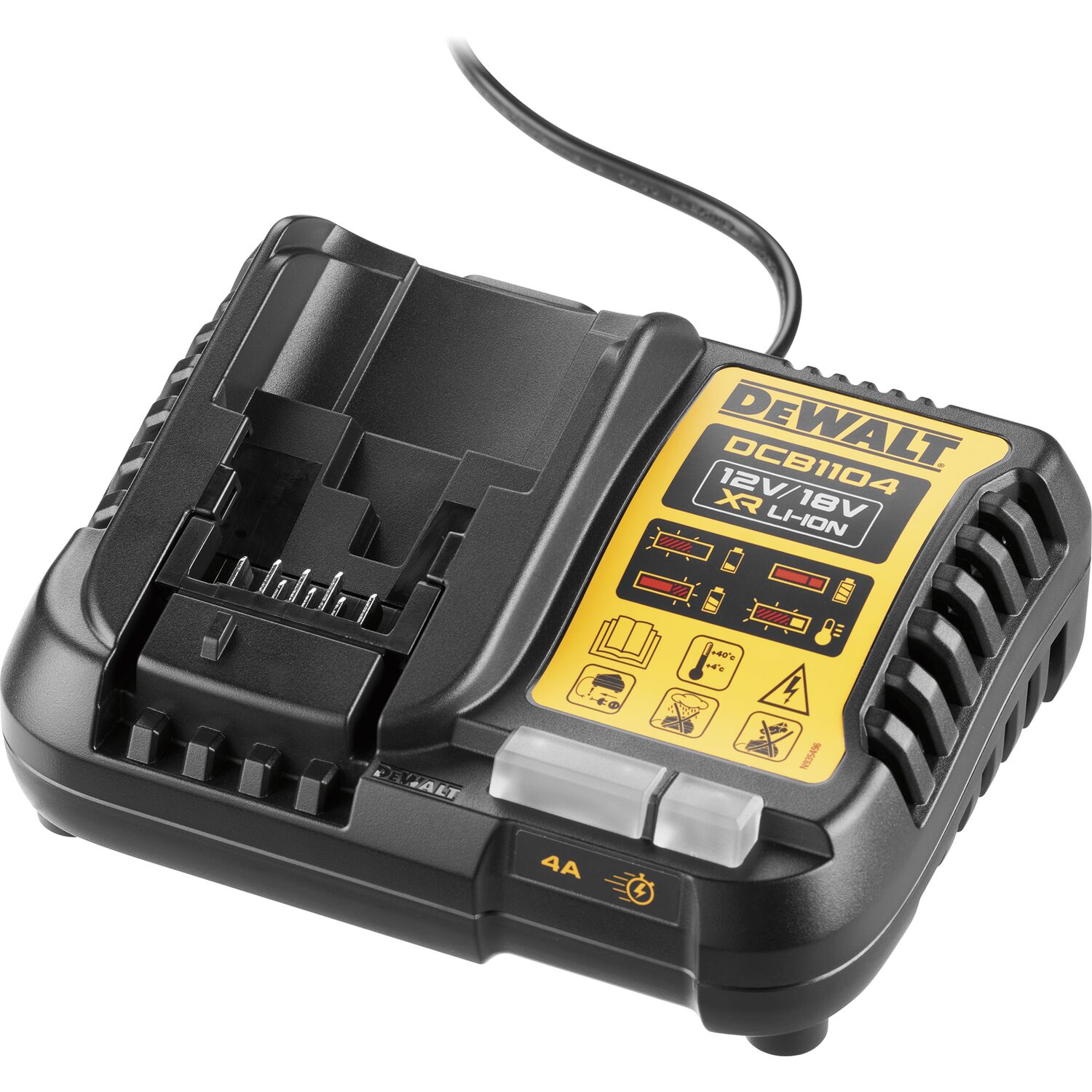 DeWalt Ladegerät DCB1104-QW für 12,0 - 54,0 Volt Li-Ion XR Schiebe-Akkus