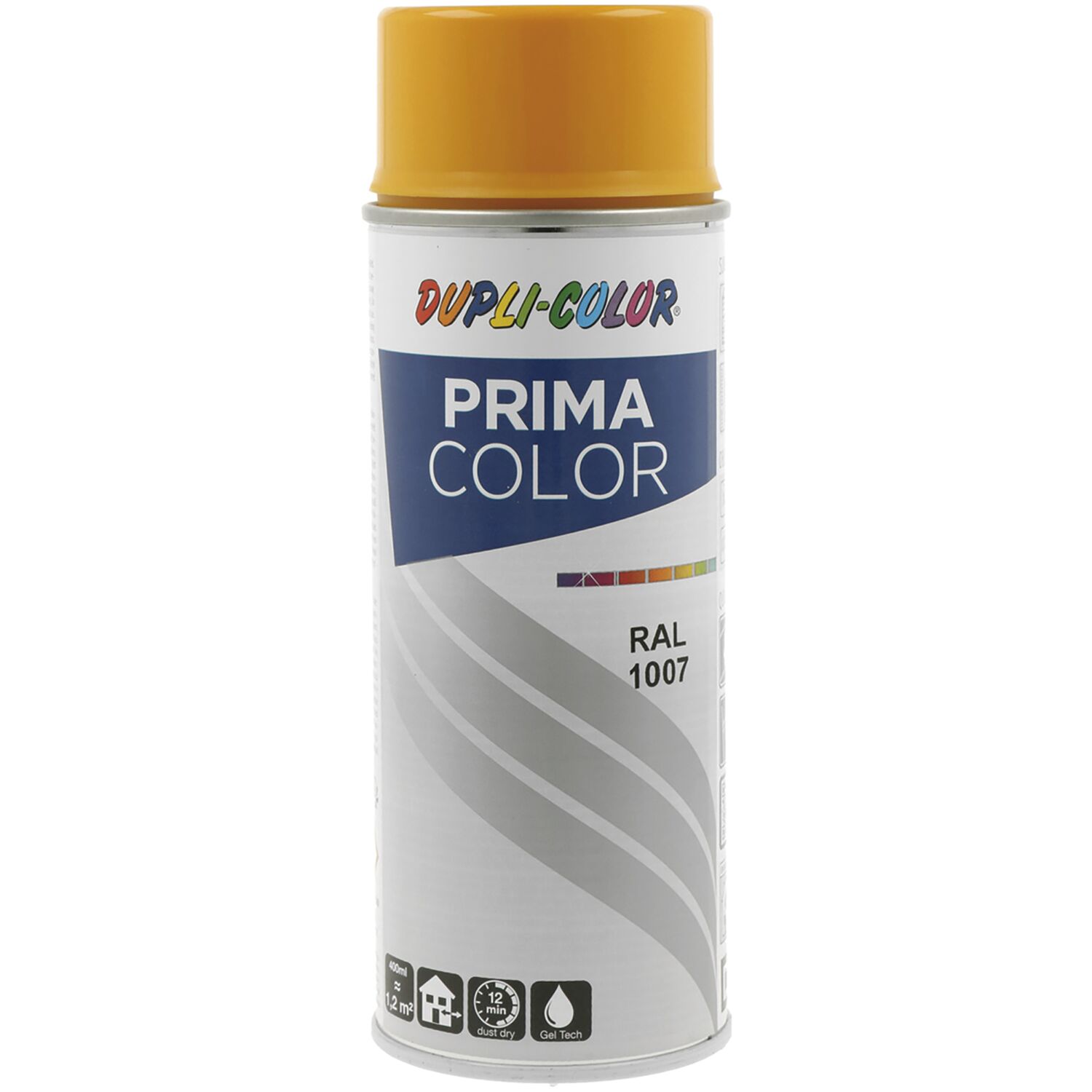 Dupli-Color Lackspray Prima 400ml chromgelb glänzend RAL 1007 (400 ml)