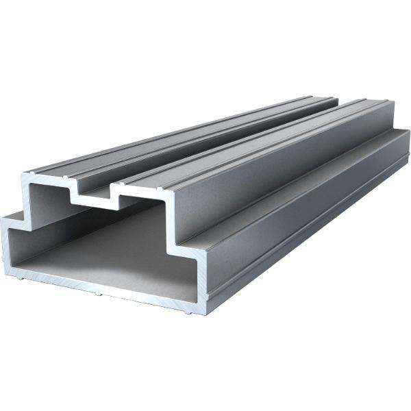 K&R Aluminium Verbinder H-Isostep, L: 196 mm