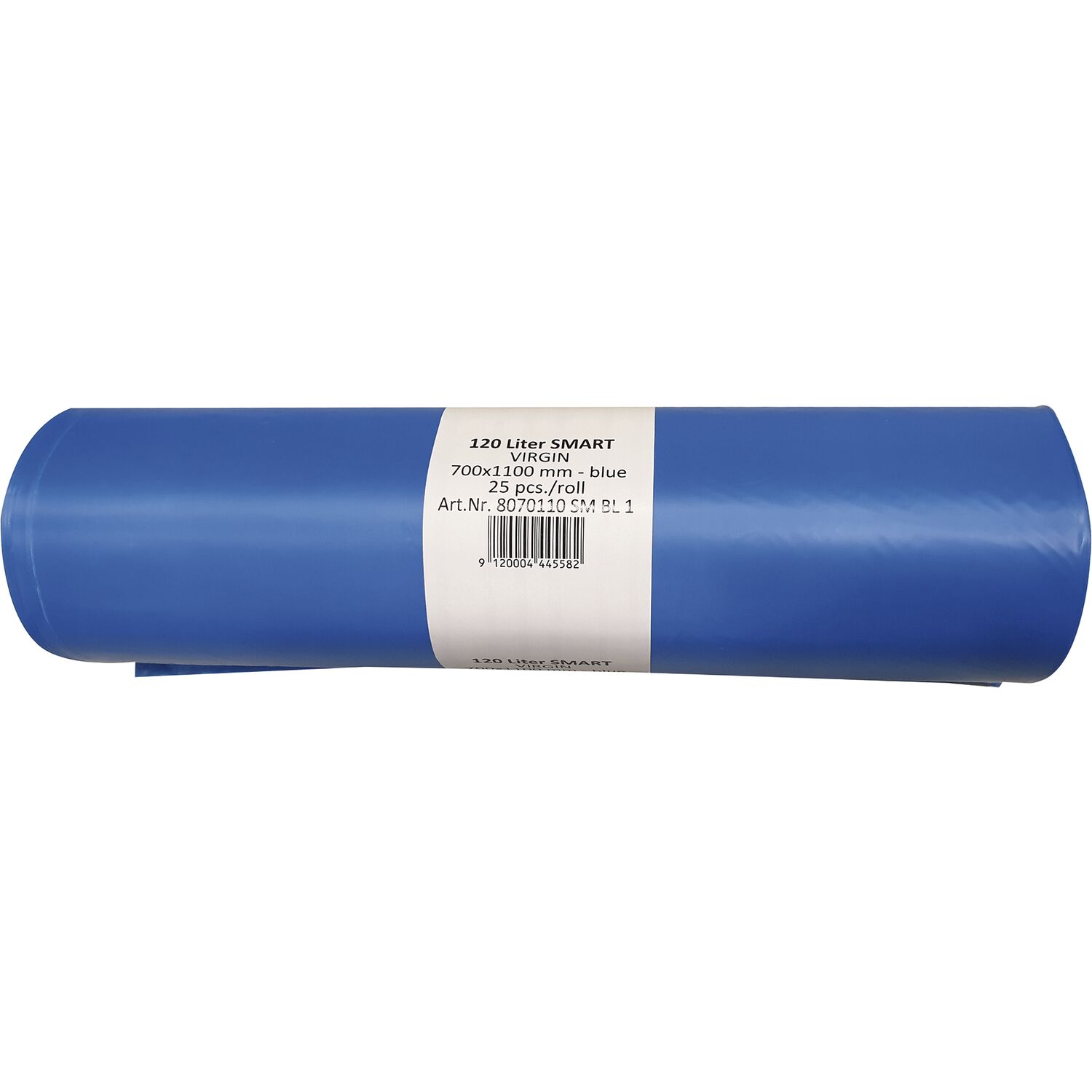 Müllsäcke 120 Liter 25 my 700 x 1100 mm blau