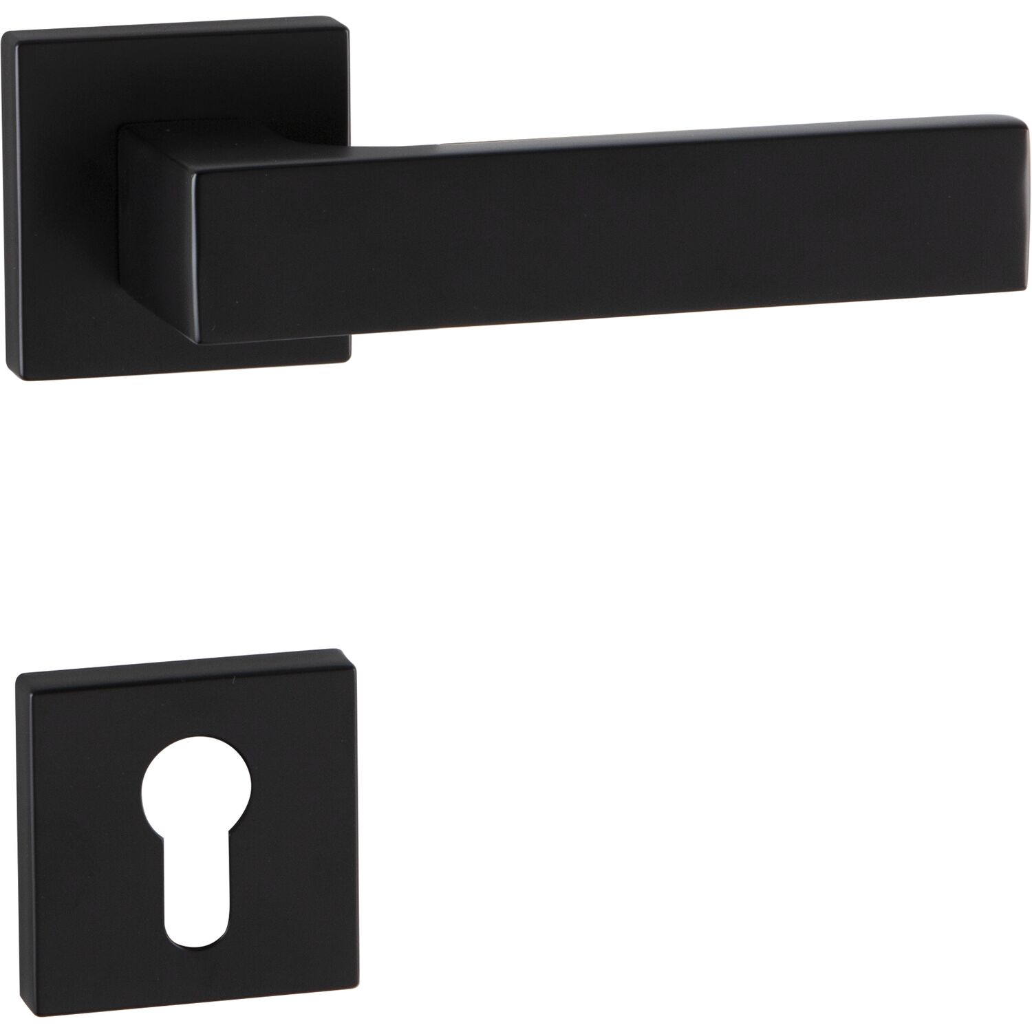 ninka MARCHESI Drückergarnitur BUDAPEST Rosette PZ, 38-45 mm, Zamak schwarz matt