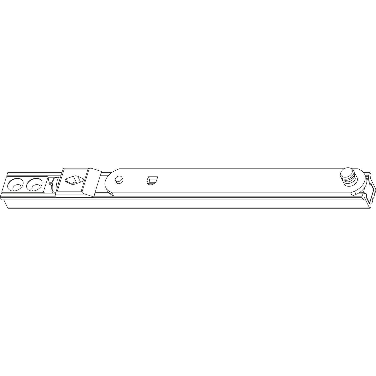 Roto ROTO NT/NX Drehbegrenzer 191 Flügelteil Falzluft 12 mm Überschlag 18-22 mm