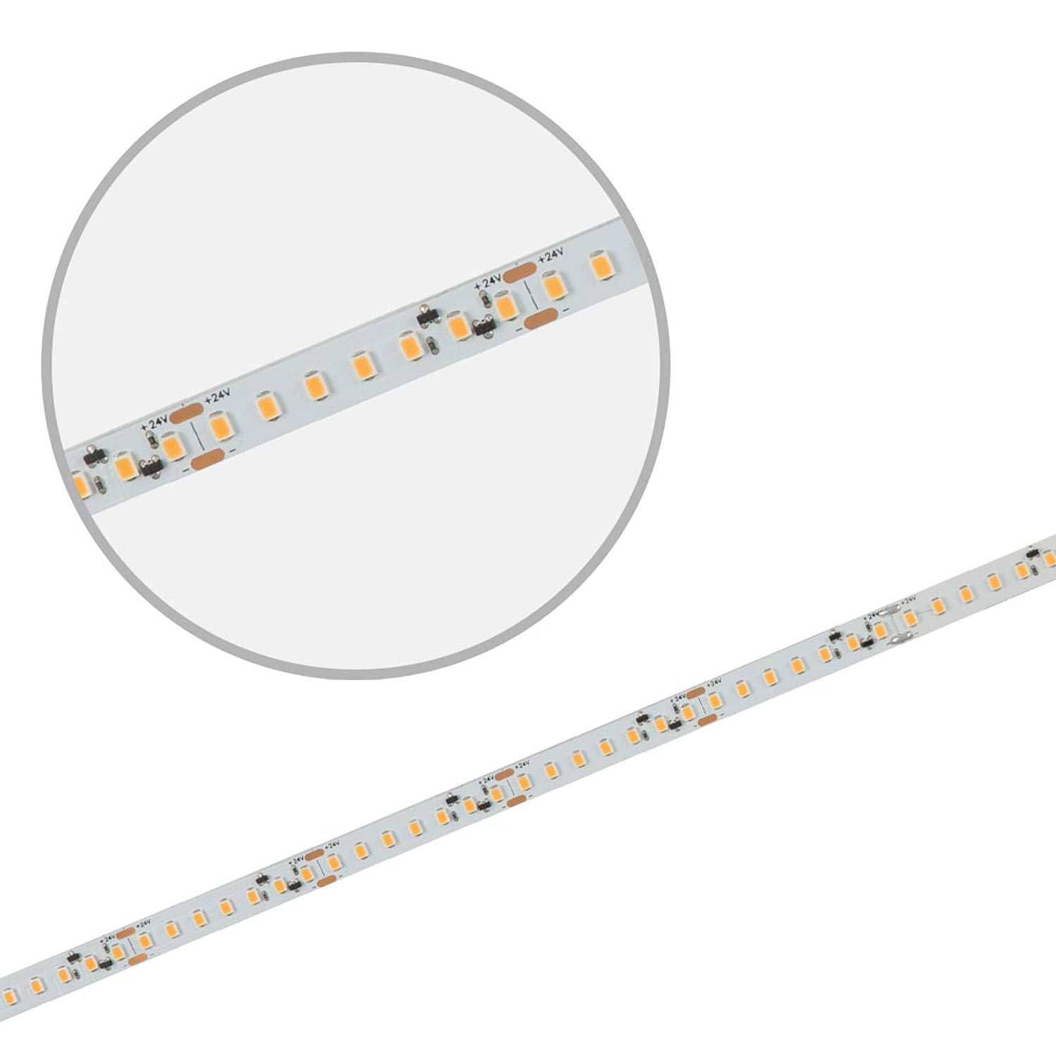 ISOLED LED CRI930 Vollspektrum Linear Flexband 24V DC 14W IP20 3000K 5m Rolle 160 LED/m