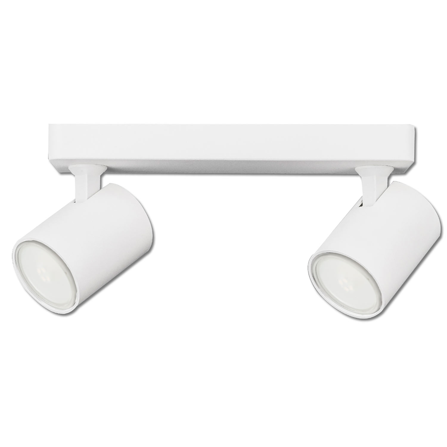 ISOLED Wand-/Deckenleuchte GU10 Dual IP20 weiß exkl. Leuchtmittel