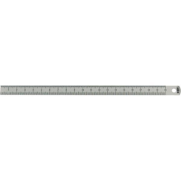 HELIOS-PREISSER Stahlmaßstab biegsam 200x13x0.5 mm EG-Prüfzeichen Genauigkeit II