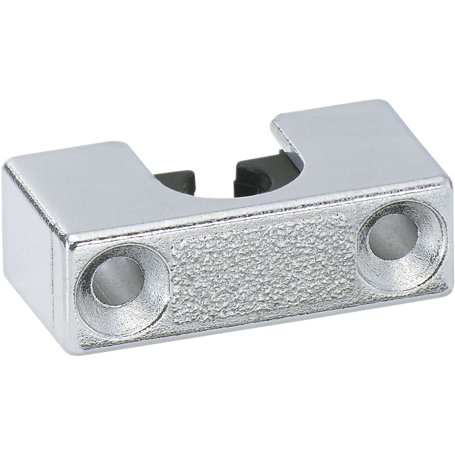 JuNie Stangenführung ø 6mm zum Aufschrauben Stahl vernickelt