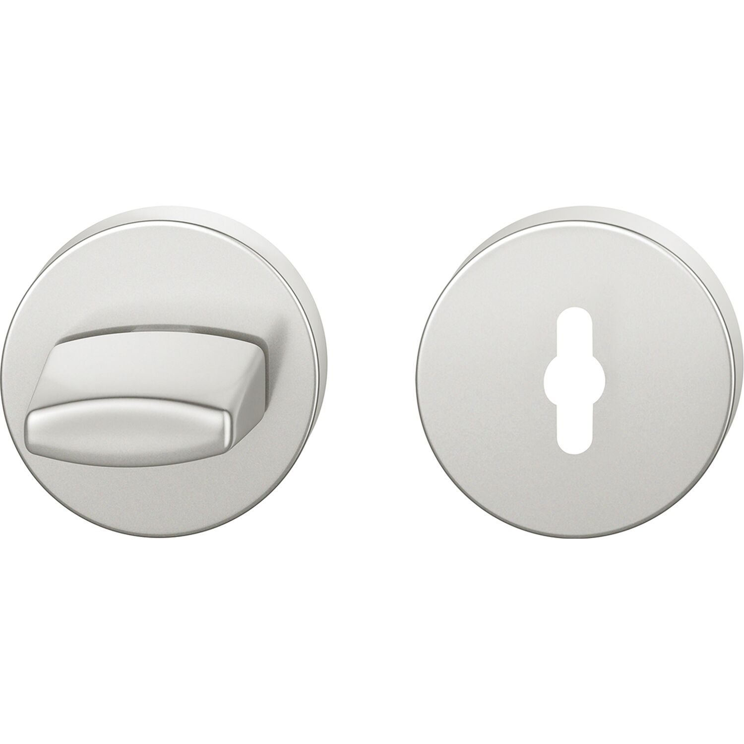 FSB FSB WC Rosette 17 1735 00054 ASL, R/8 mm, ohne Schauscheibe, Aluminium silber