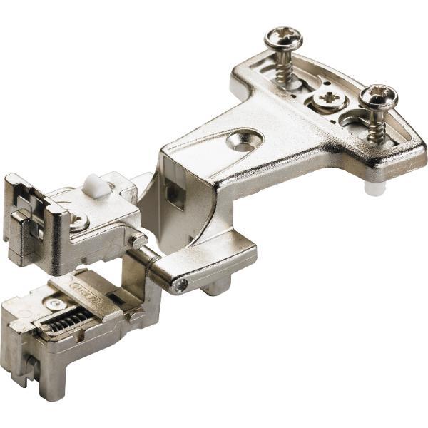 Hettich Selekta Pro 2000 Seitenteil, Zwillingsanschl, TA 6,5mm, TS 19mm m.Zuhalt