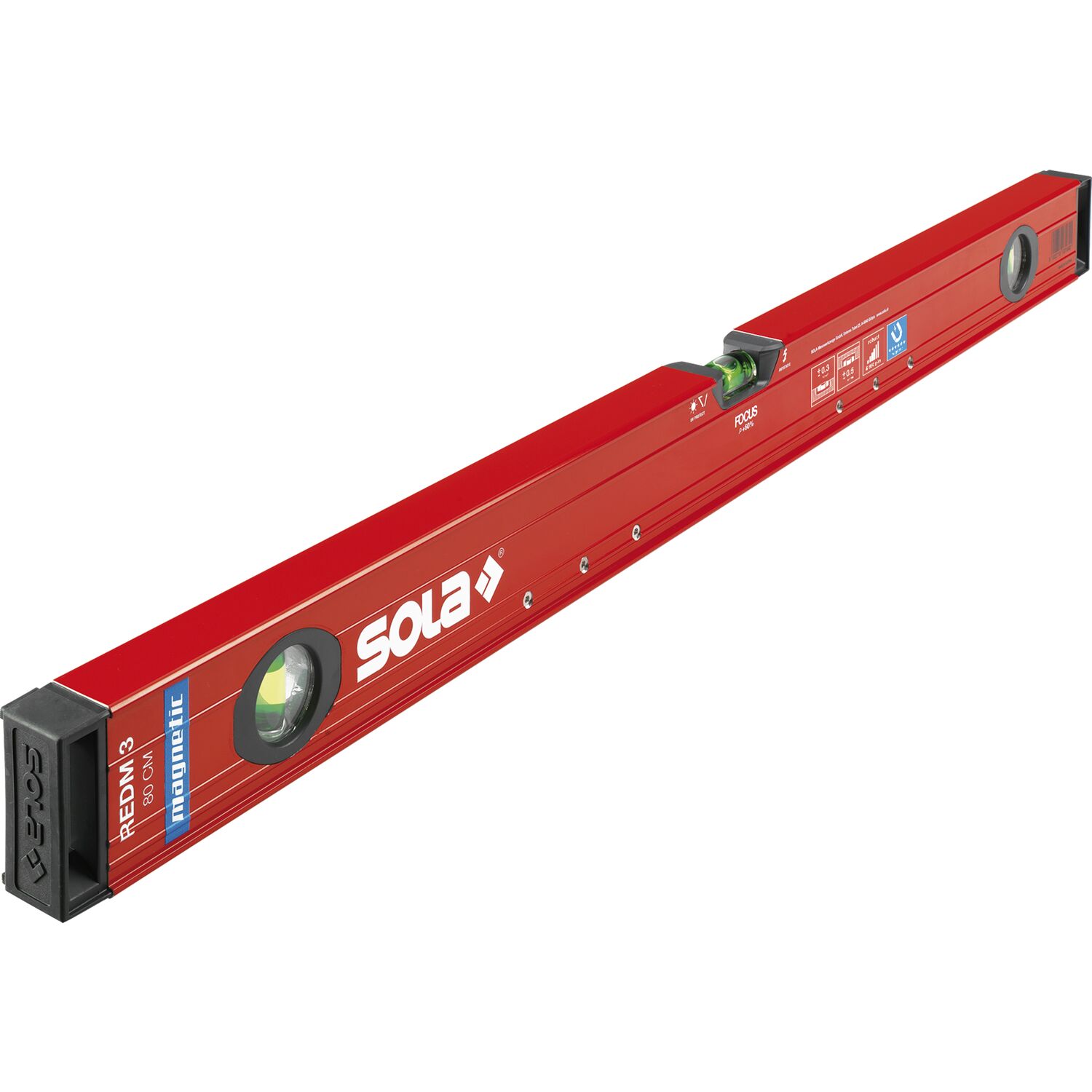 Sola Alu Magnet-Wasserwaage REDM Länge 1000 mm