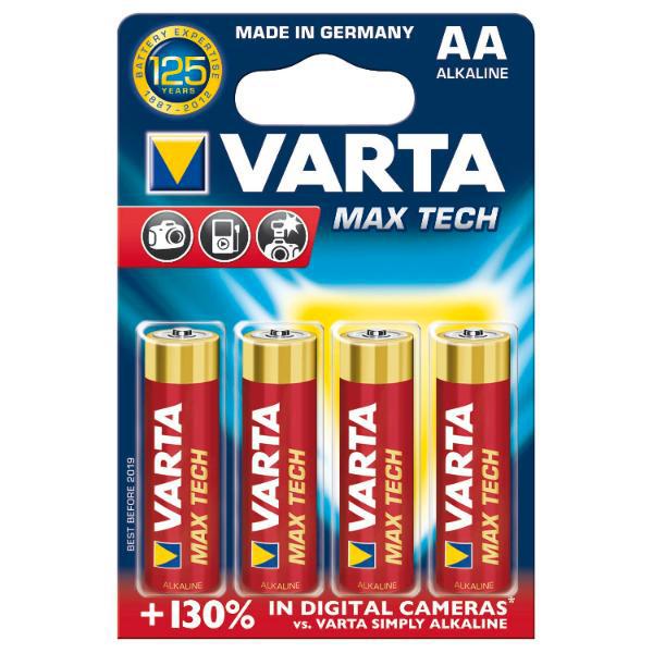 Varta Batterie Longlife Max Power LR6/AA 1,5 Volt 4 Stück
