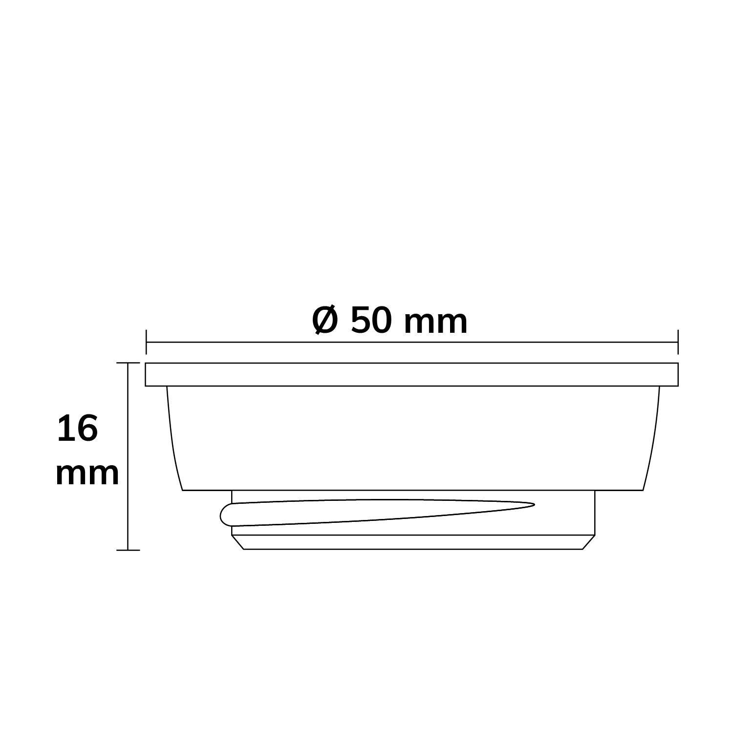 ISOLED Cover für LED Spot und LED Modul SYS-GU10 weiß matt rückversetzt UGR