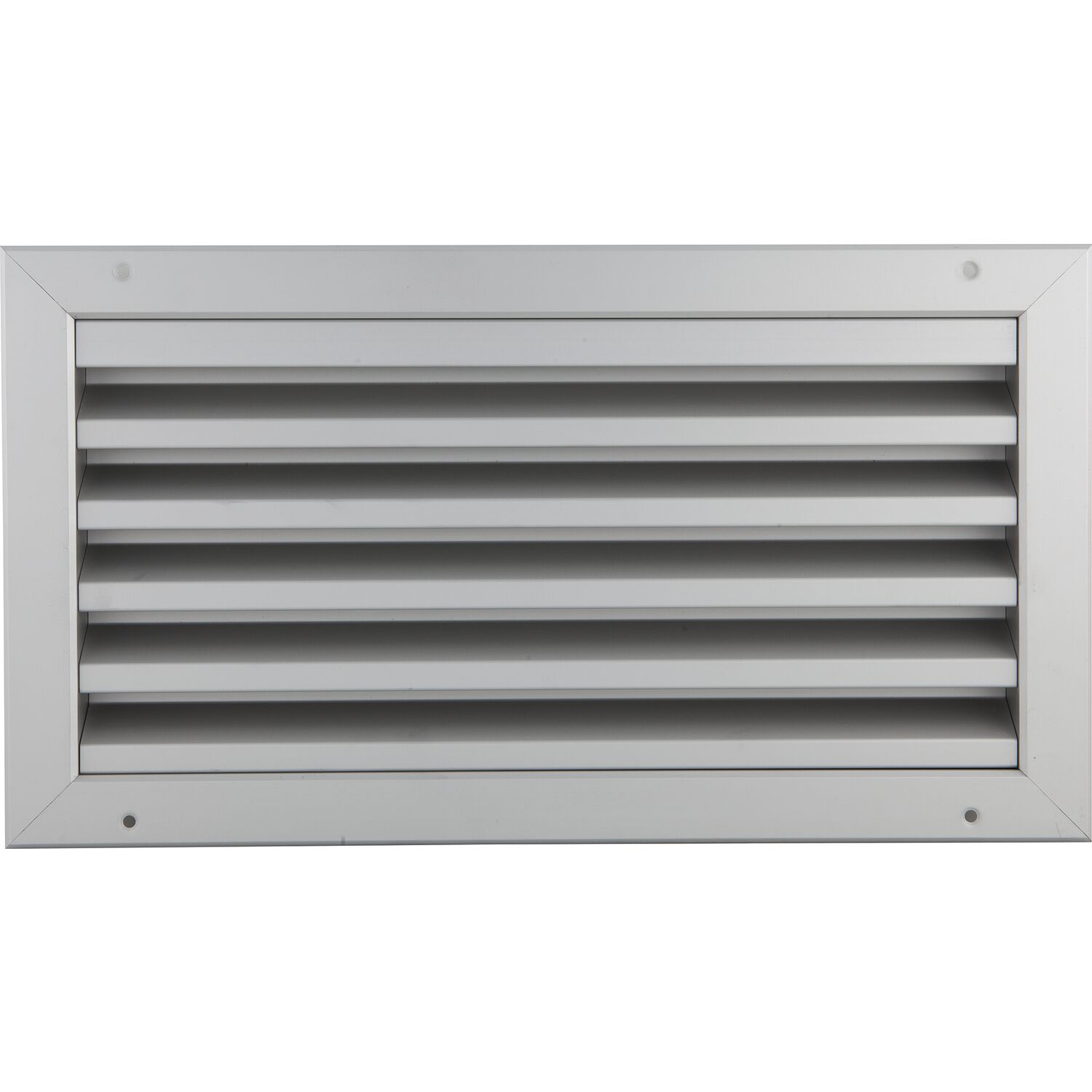 UPMANN Wetterschutzgitter eckig zum Einbauen 395 x195 mm Alu silber