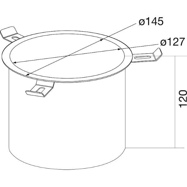 PROOX Abwurfshülse PU-280 pure Edelstahl