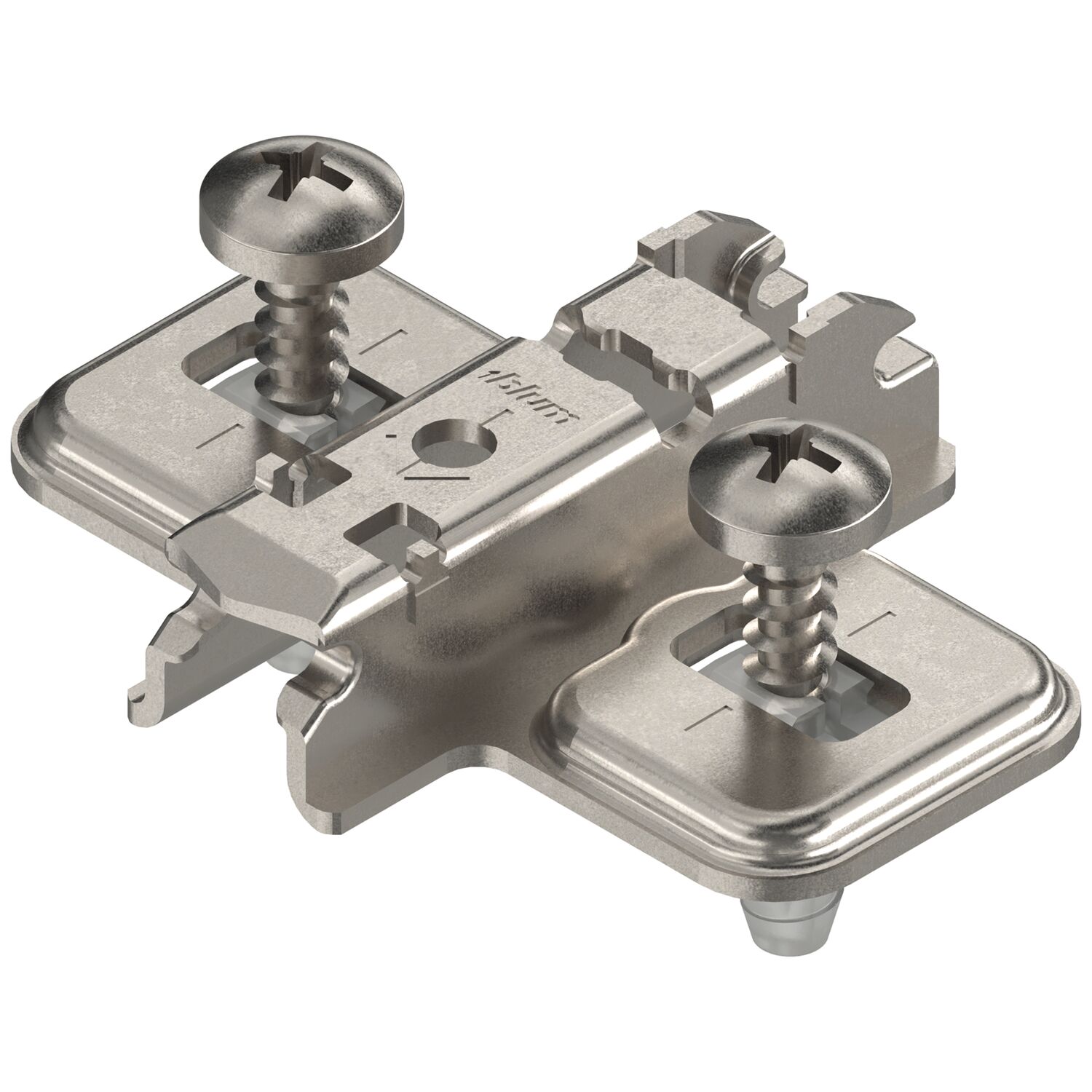blum CLIP Kreuzmontageplatte, Stahl, EXPANDO, Distanz 3 mm