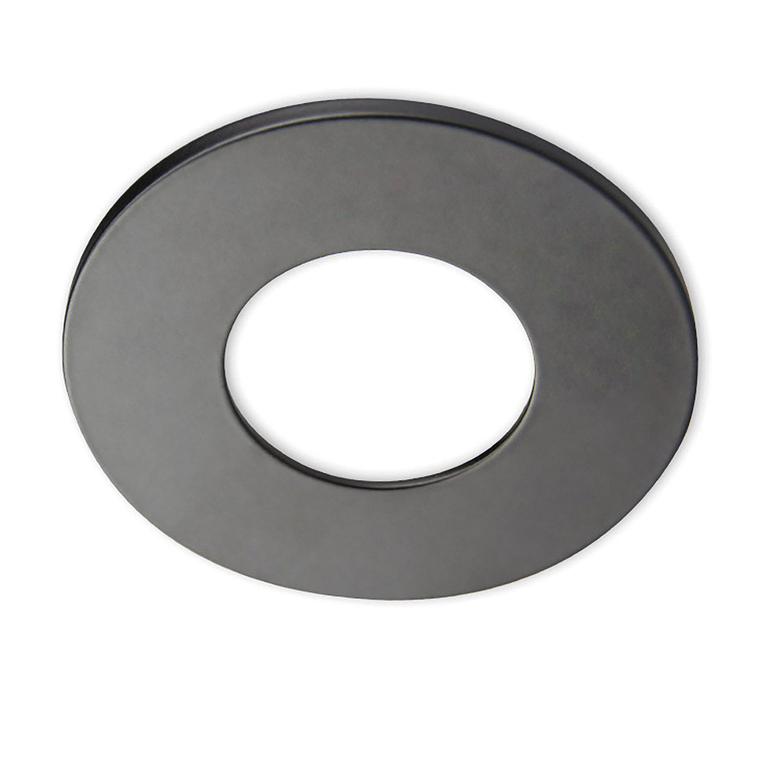 ISOLED Cover Aluminium rund schwarz matt für Sys-68