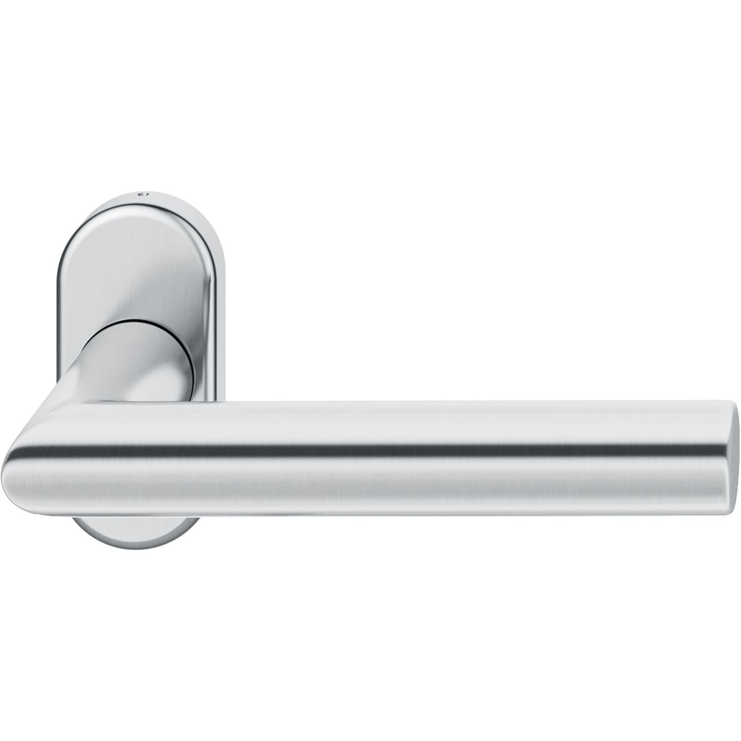 FSB Rahmentürdrücker 09 1076 Hochhaltefeder B ovale Rosette Edelstahl matt