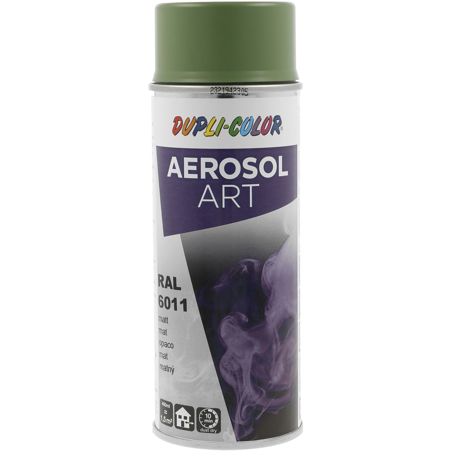 Dupli-Color Lackspray Aerosol Art 400ml resedagrün matt / RAL 6011 (400 ml)