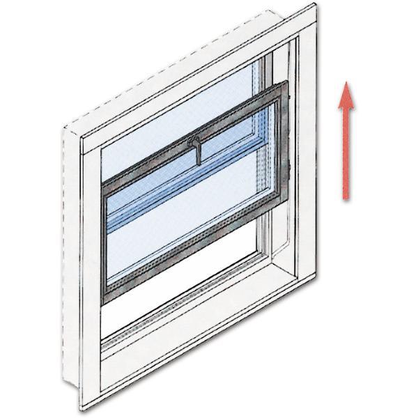 Vertikalschiebefensterbeschlag HAWA-Vertical 150/3 oder 150/5, Kunstst. weiß