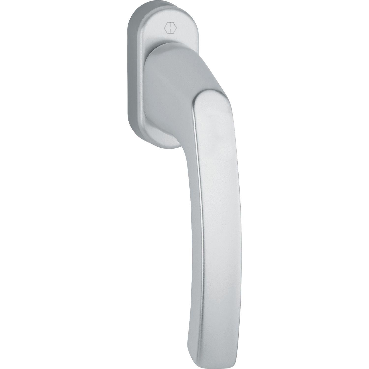 Hoppe Fenstergriff LIÈGE Vierkant 7x32mm Alu silber eloxiert