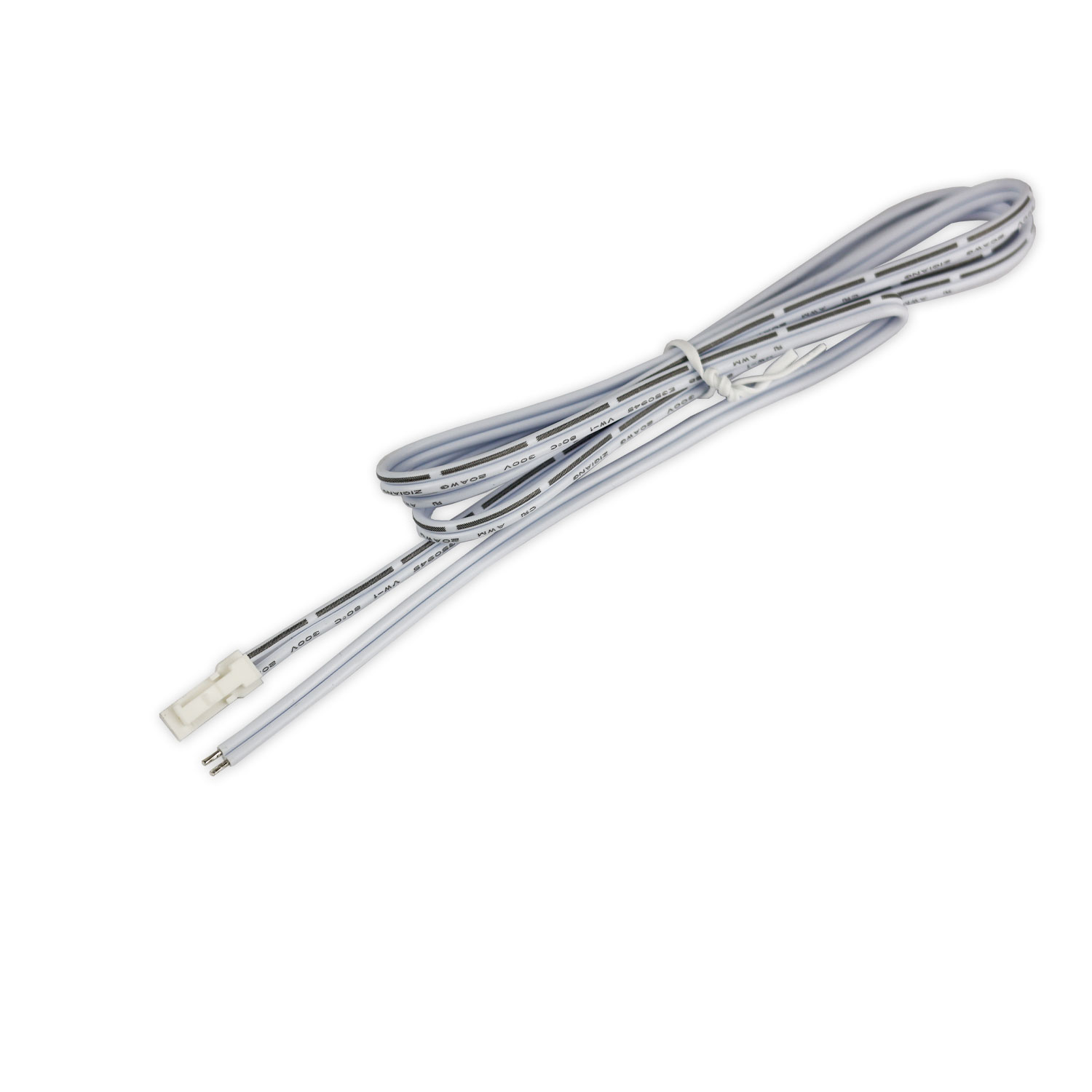 ISOLED MiniAMP Anschlussstecker male 30cm 2-polig weiß max. 3A