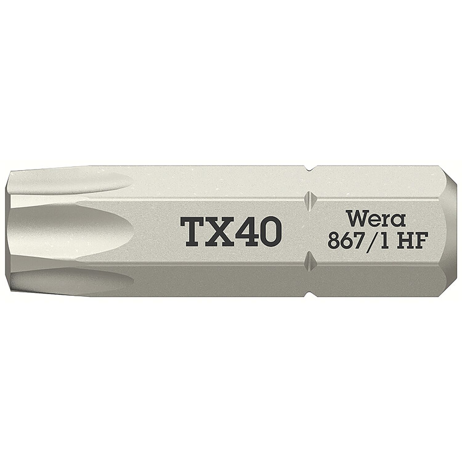 Wera Bit-Einsatz 867/1 HF 1/4" sechskant TX 40/25 mm Torx®