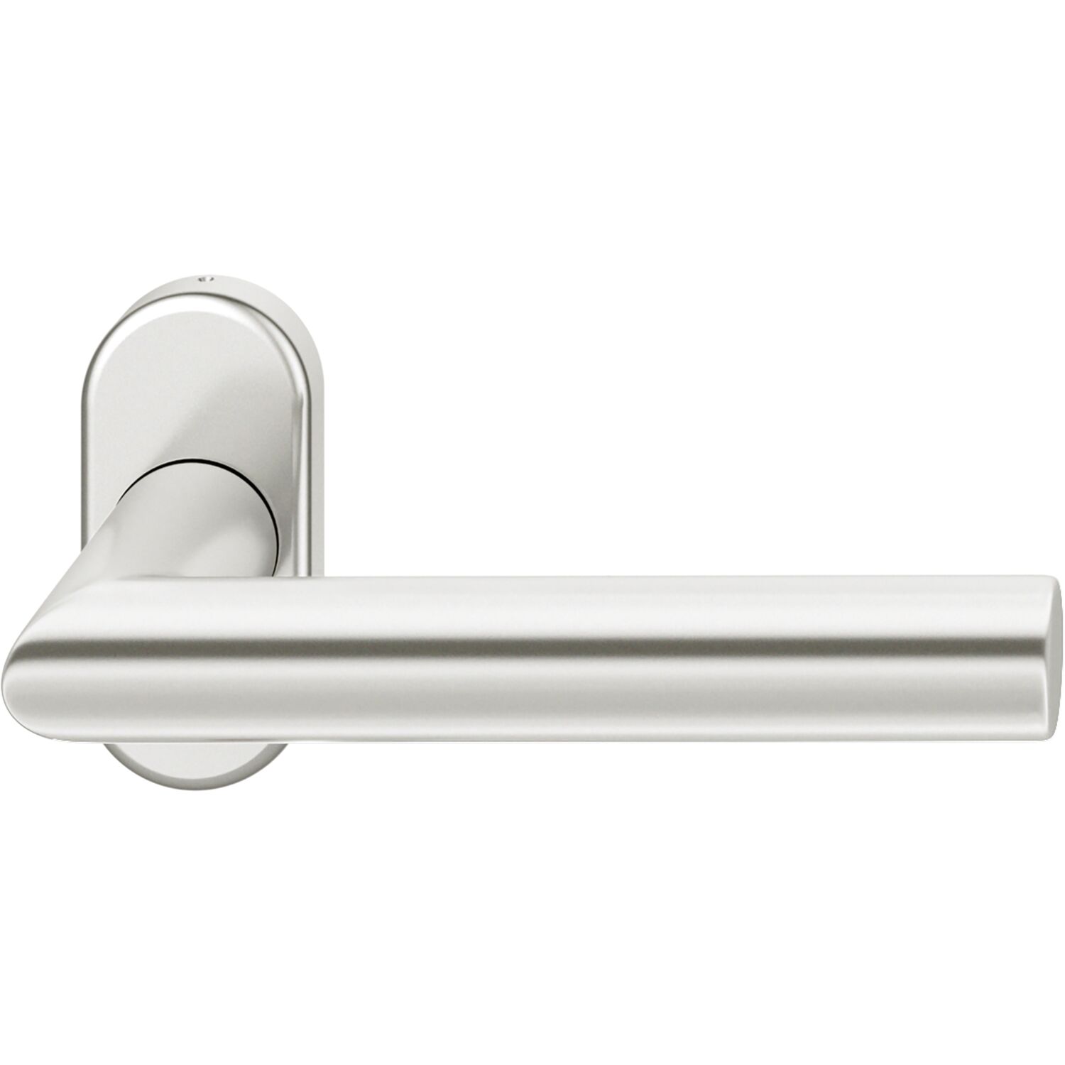 FSB Rahmentürdrücker 09 1076 Hochhaltefeder B ovale Rosette Aluminium silber