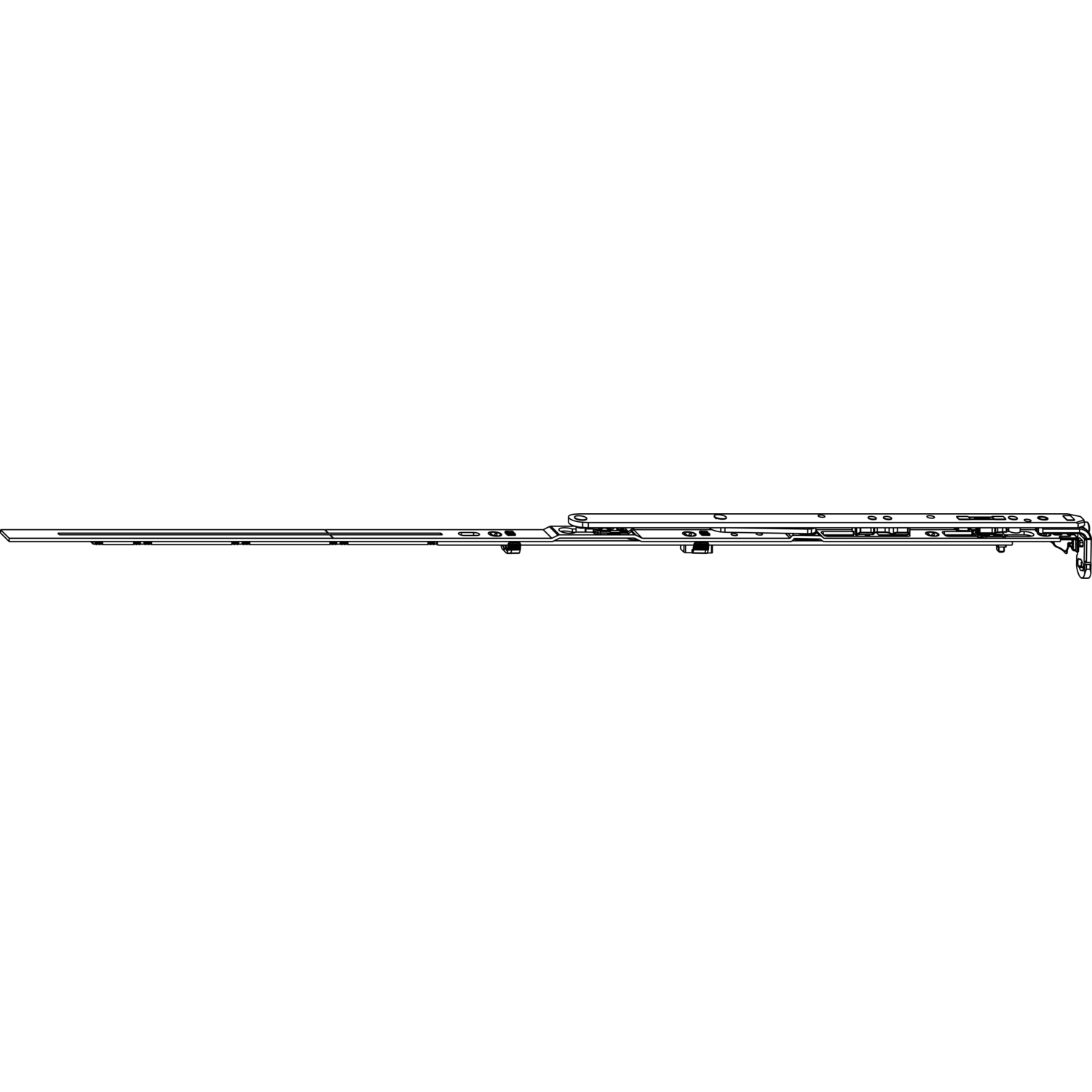 Maco #211678 MACO MM Winkelbandschere mit Sparlüftung Gr. 800 silber links (211678)