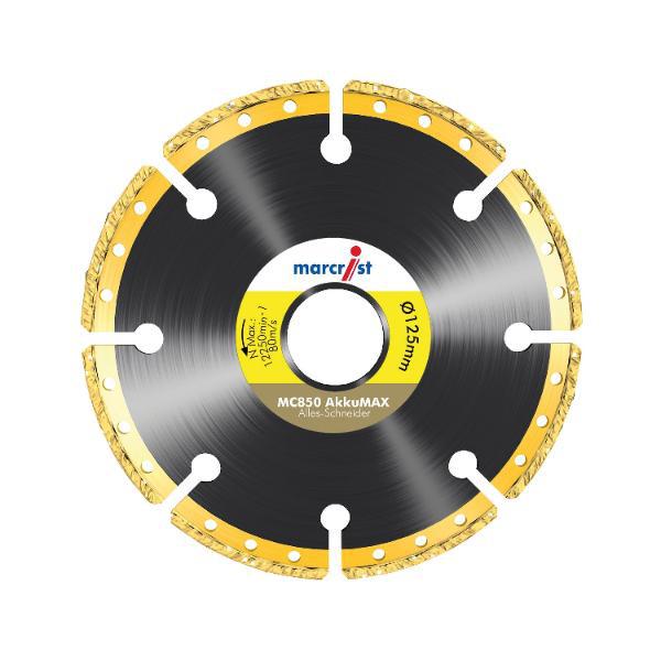Marcrist Diamant-Trennscheibe MC850 AkkuMax 125 x 22,23 mm Alles Schneider