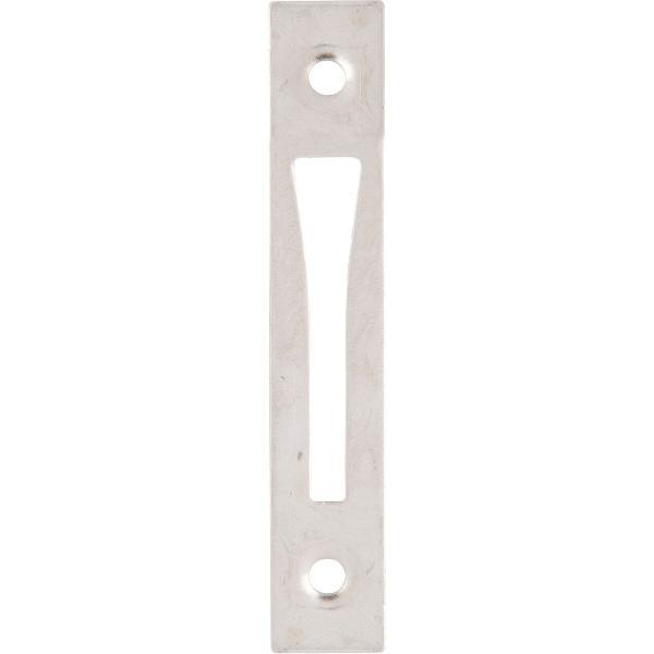Schließblech zu Einstemmzunge eckig 85x15x1.2mm Stahl verzinkt