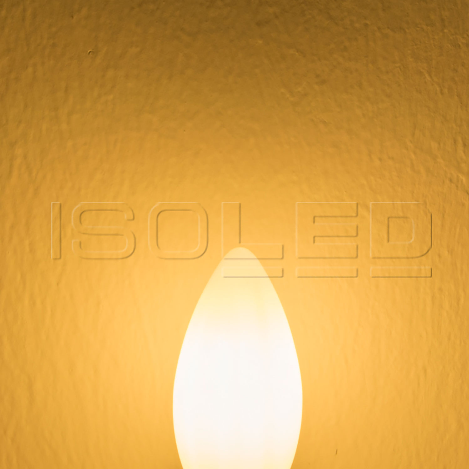 ISOLED E14 LED Kerze 4W milky warmweiß dimmbar