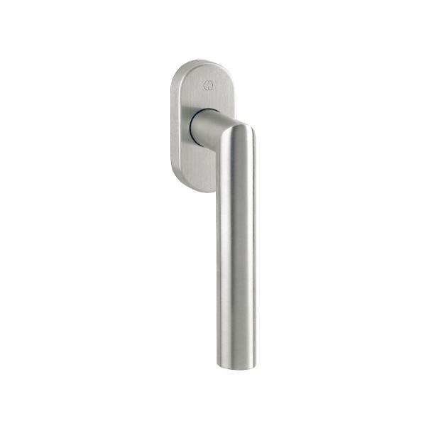 Hoppe Fenstergriff AMSTERDAM Vierkantstift 7x35mm Edelstahl matt
