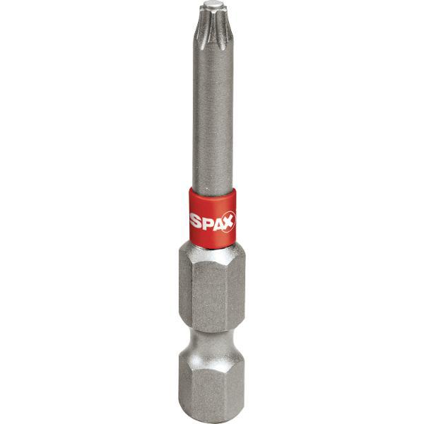 Spax Bit-Einsatz T-Star 1/4"sechskant T15/50 mm Zapfenführung, Inhalt 5 Stück