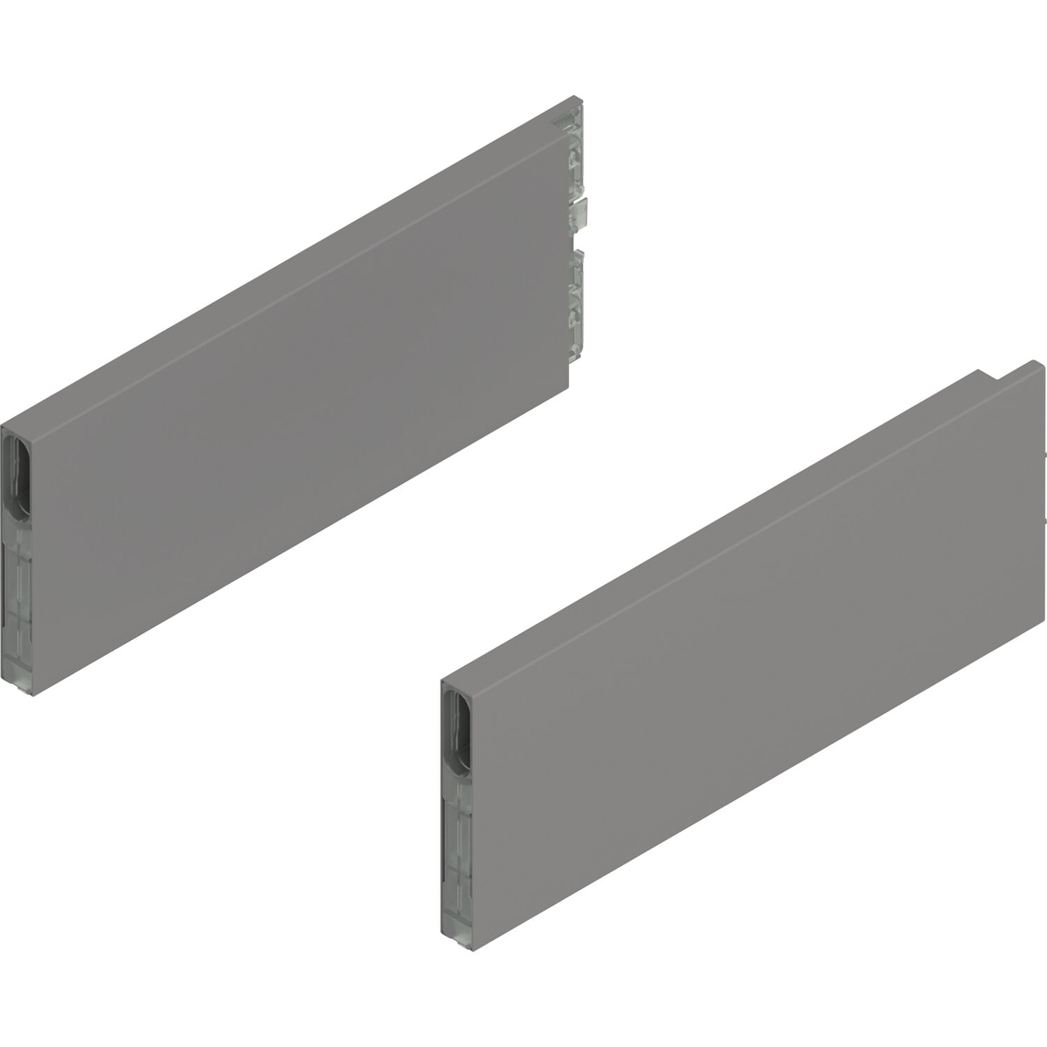 blum MERIVOBOX Boxcap Höhe E, NL 270, Indiumgrau-matt