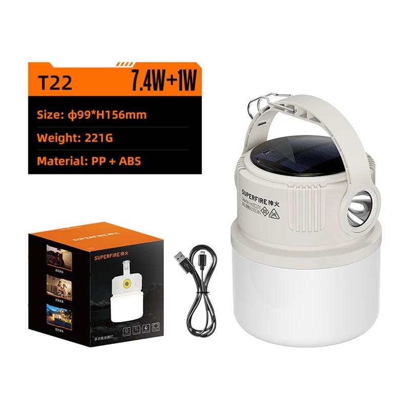 Superfire Campinglampe T22 90 Lumen