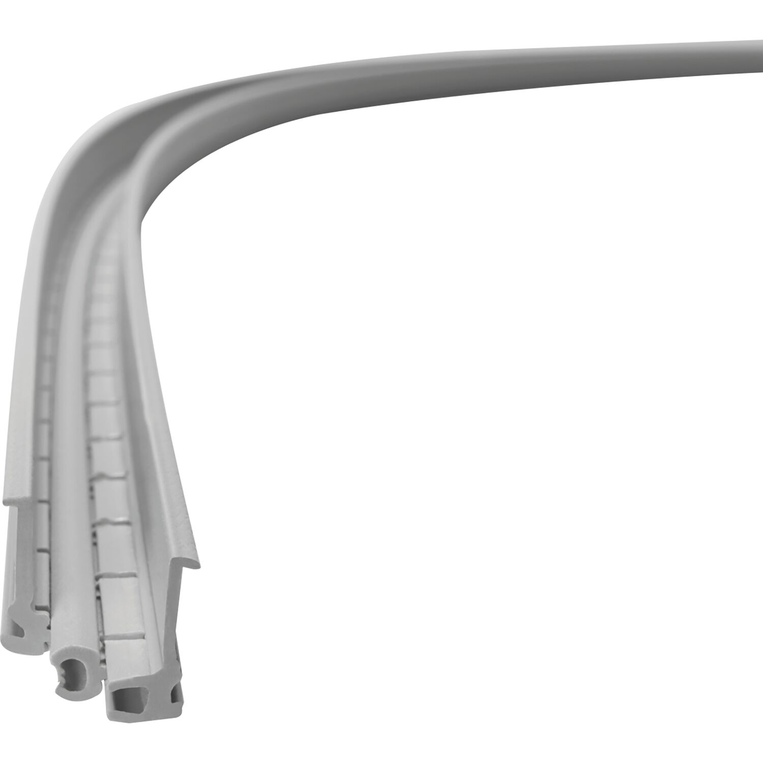 REHAU Führungsschiene FLEX 2500mm Kunststoff lichtgrau