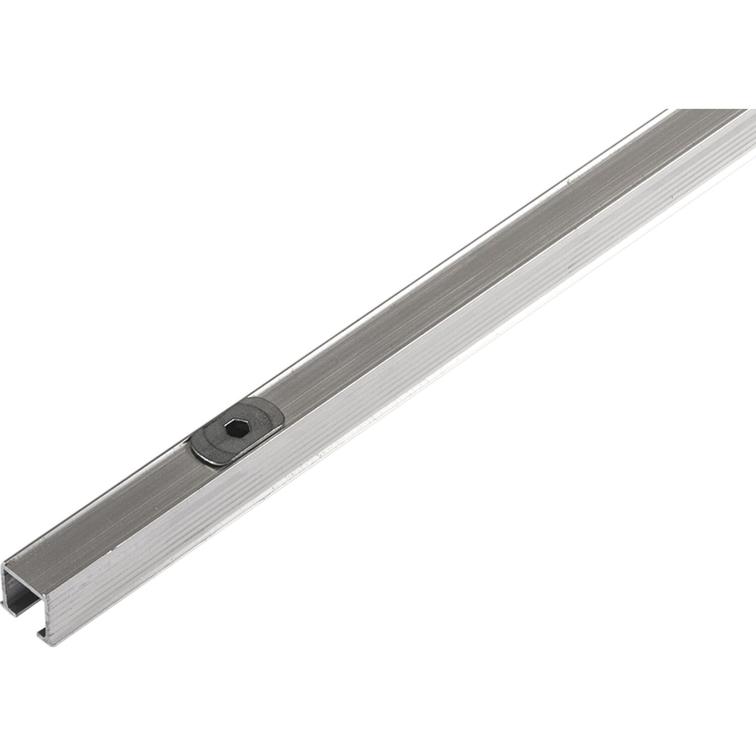 Hawa Clipo Einfach- Laufschiene mit Drehriegel 2500mm Aluminium eloxiert