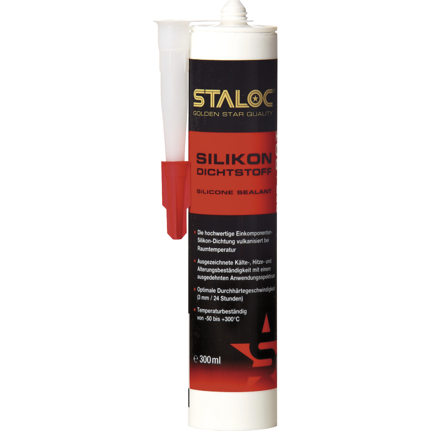 STALOC Hochtemperatursilikon rot (0.3l)