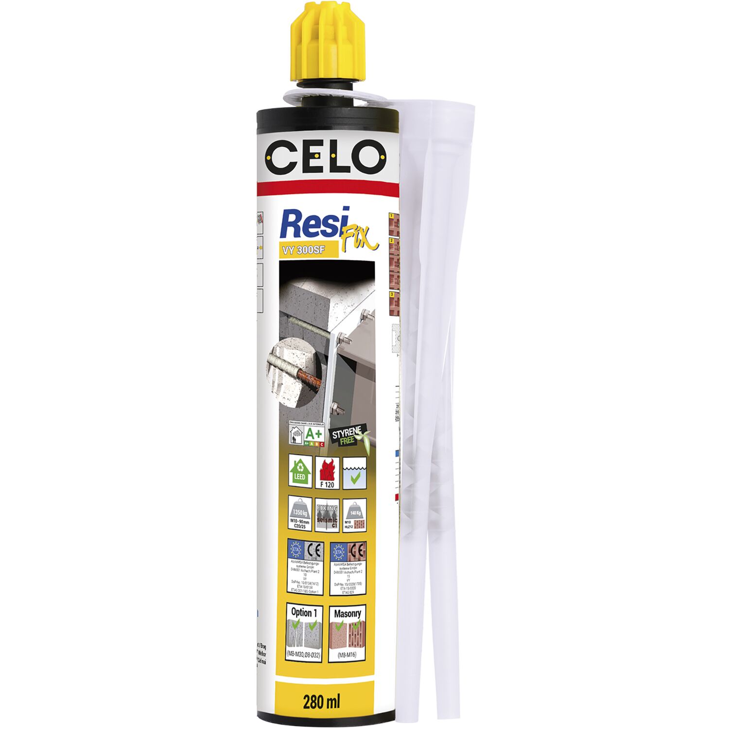Celo Injektionsmörtel vinyl ResiFIX VY 300 SF